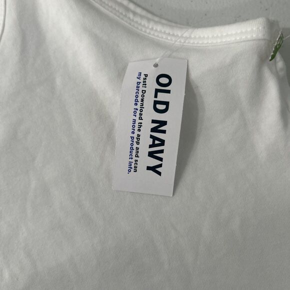 Old Navy Tank Top Womens S White Minimalist Feminine Summer Capsule‎ - Picture 6 of 8